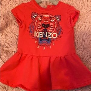 Baby girl Kenzo dress only worn once no stains